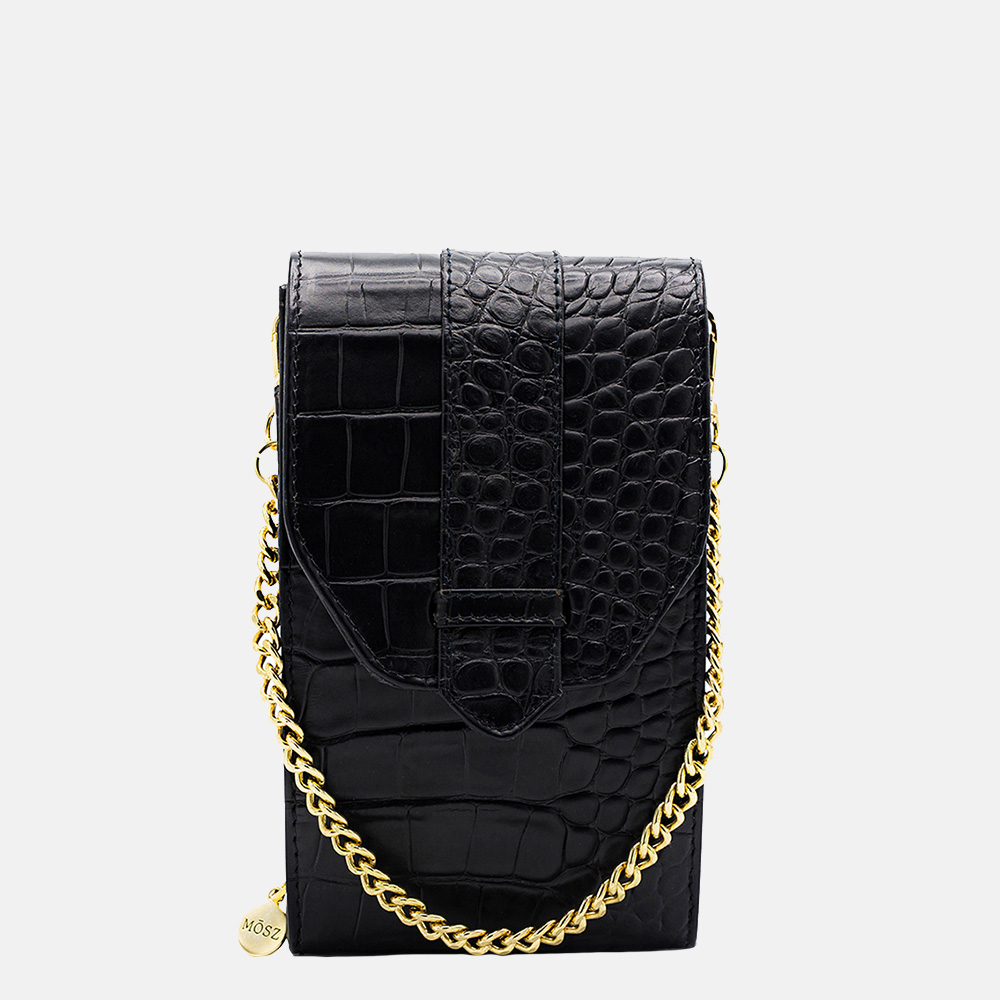 MŌSZ Phone-bag telefoontas croco black/gold