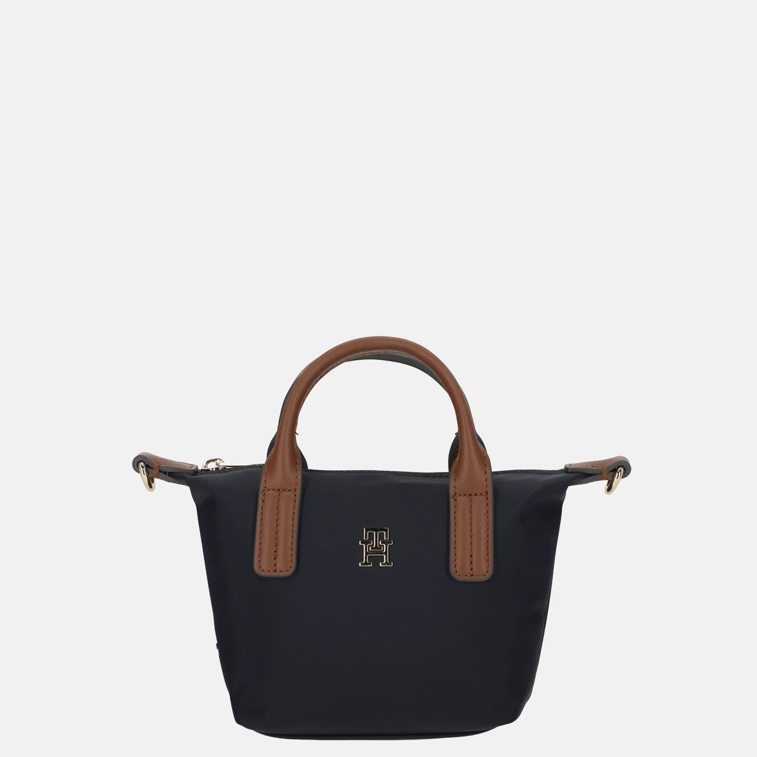 Tommy Hilfiger popette micro tote handtas S space blue bij Duifhuizen