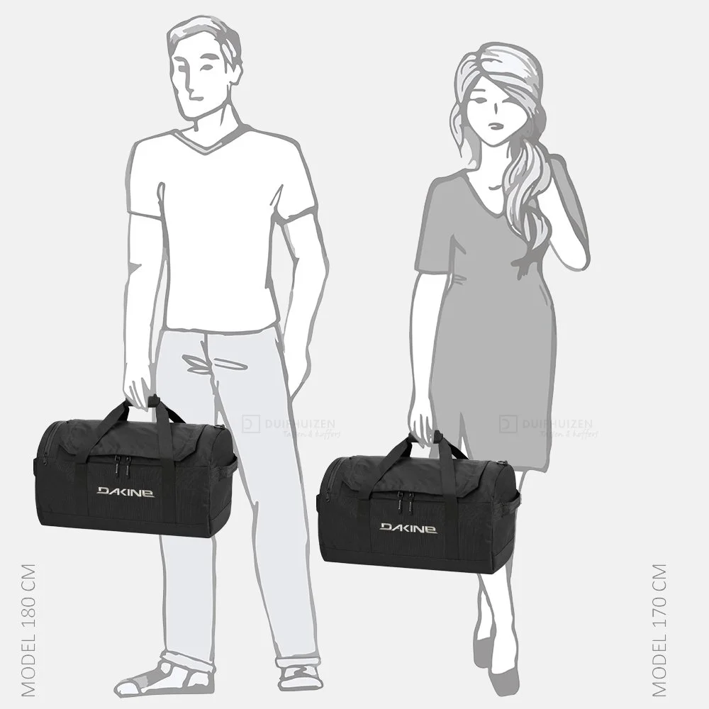 Dakine EQ Duffle weekendtas 50L black bij Duifhuizen