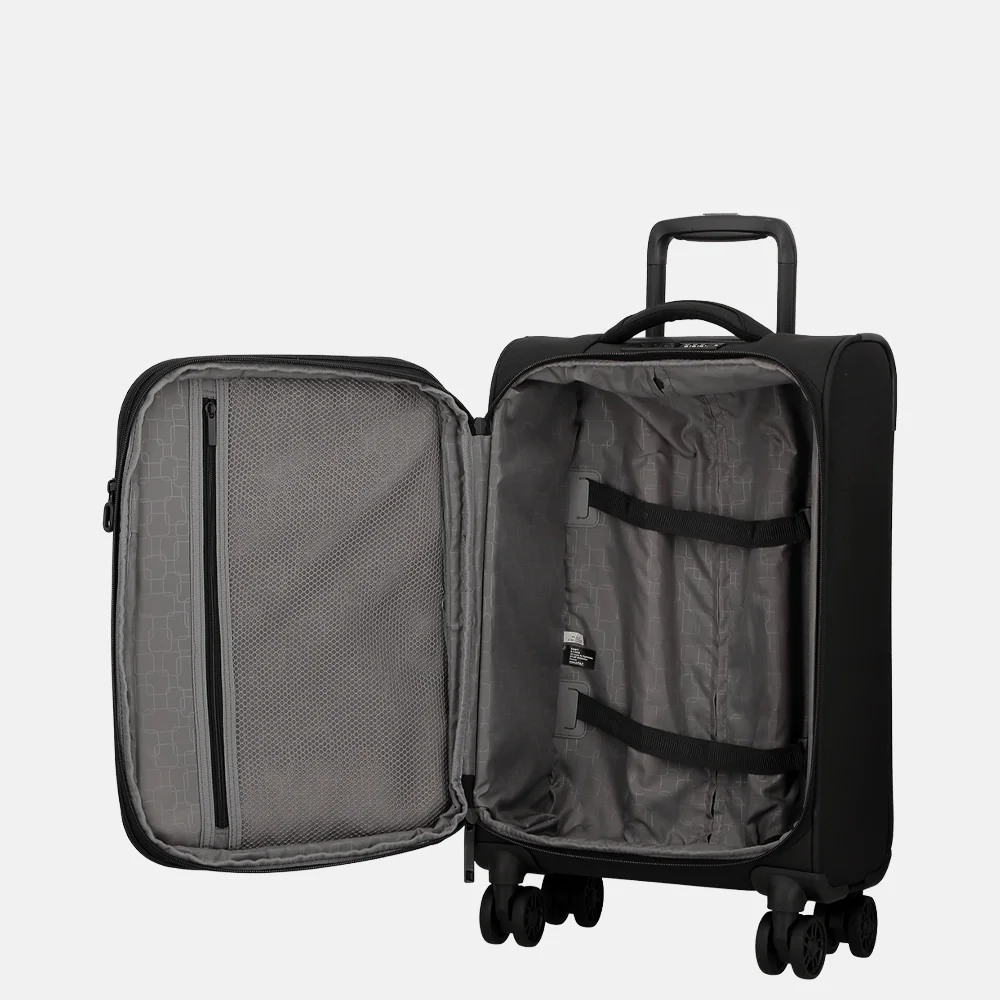 Jump Monthelys souple handbagage koffer 55 cm Anthracite bij Duifhuizen