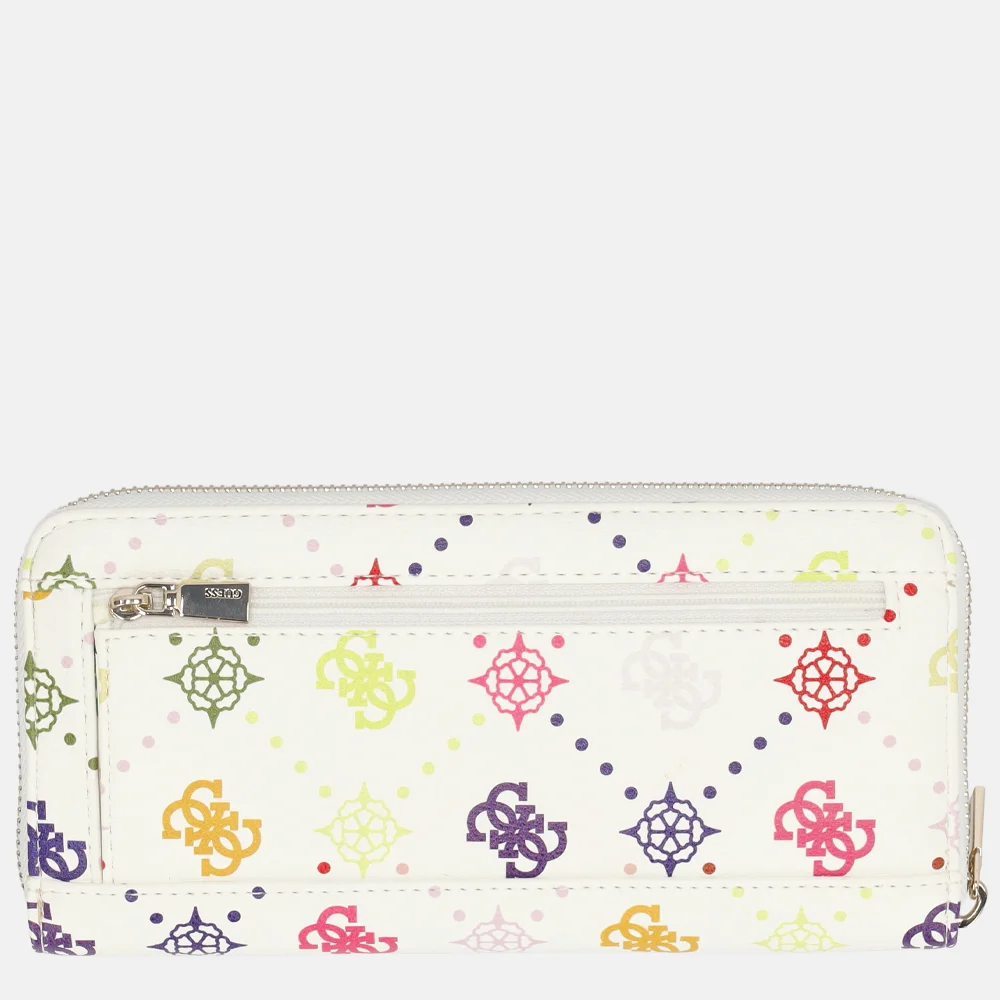 Guess Emelie ziparound portemonnee L multi logo bij Duifhuizen