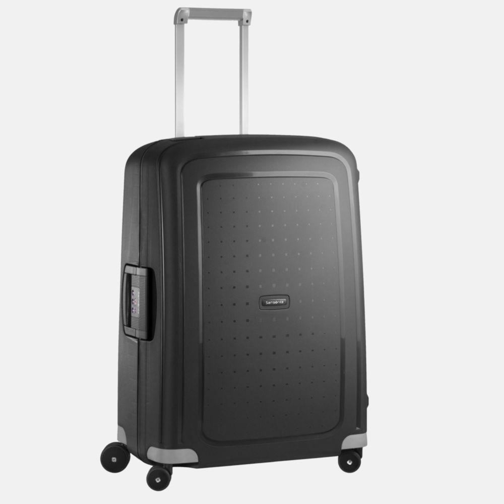 Samsonite S'Cure spinner 55 cm black bij Duifhuizen