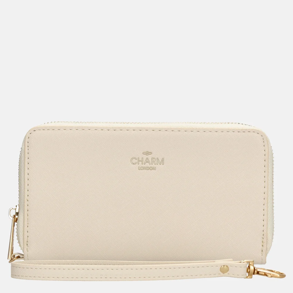 Charm London portemonnee L creme bij Duifhuizen