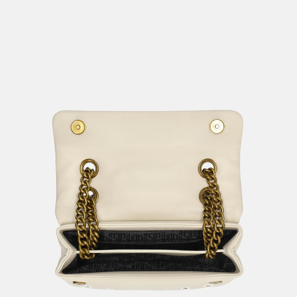 Kurt Geiger Kensington Flower schoudertas bone bij Duifhuizen
