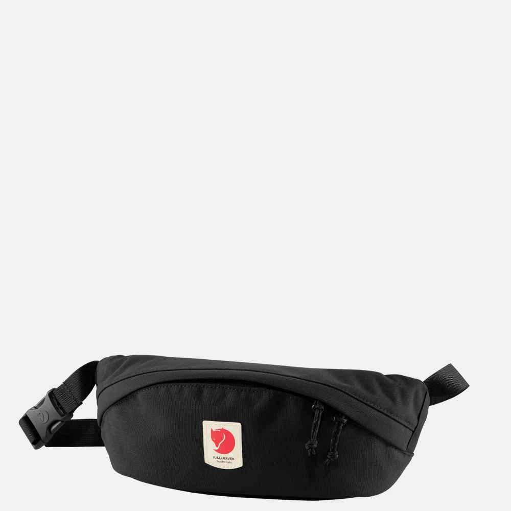 Fjallraven Ulvo heuptas black bij Duifhuizen