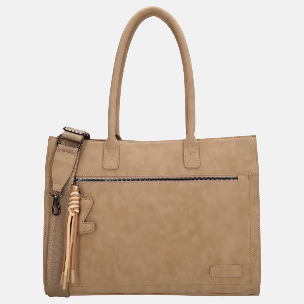 Zebra Trends Rosalyn laptopshopper 14 inch zand