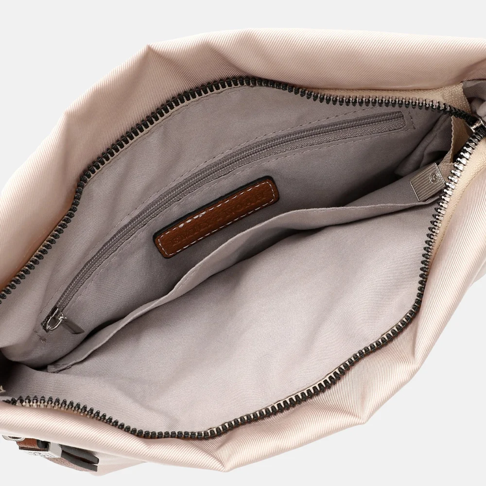 Emily & Noah Esther crossbody tas beige bij Duifhuizen