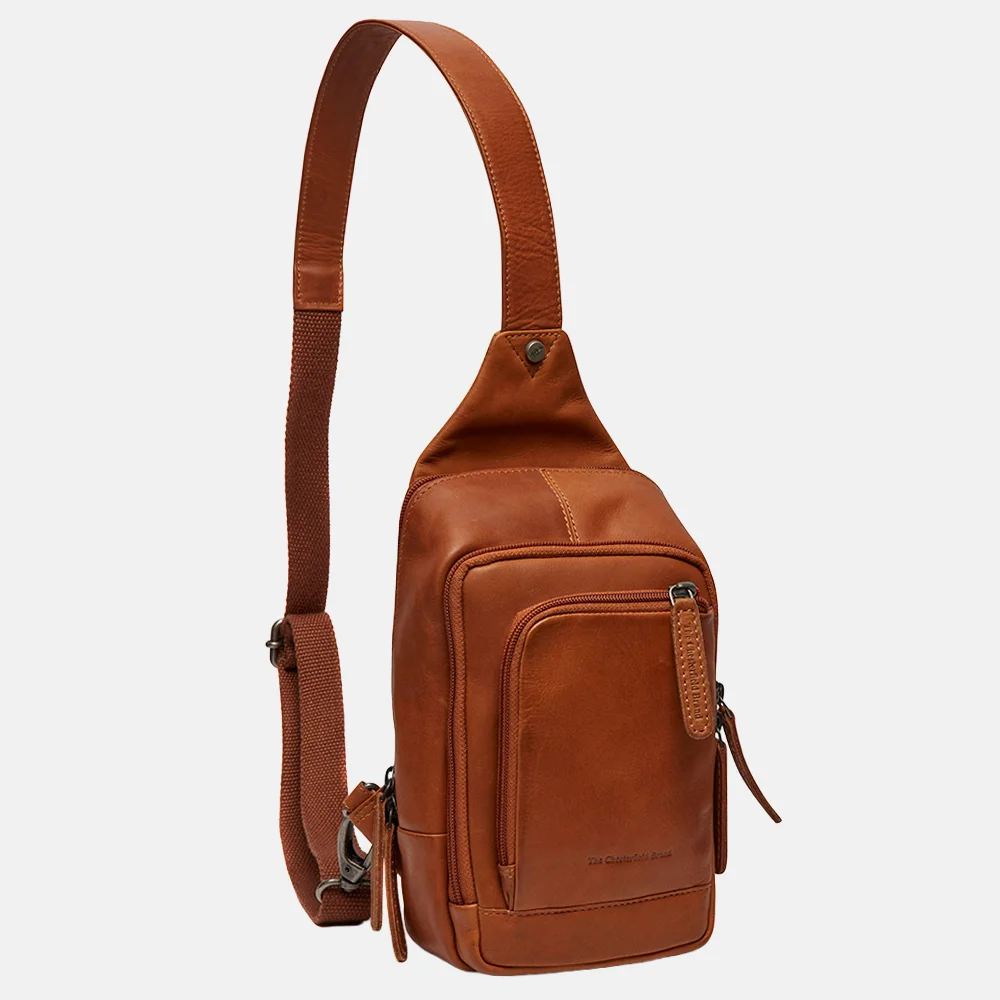 Chesterfield Riga crossbody tas cognac bij Duifhuizen