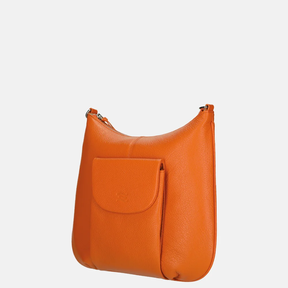 Crinkles crossbody tas orange bij Duifhuizen