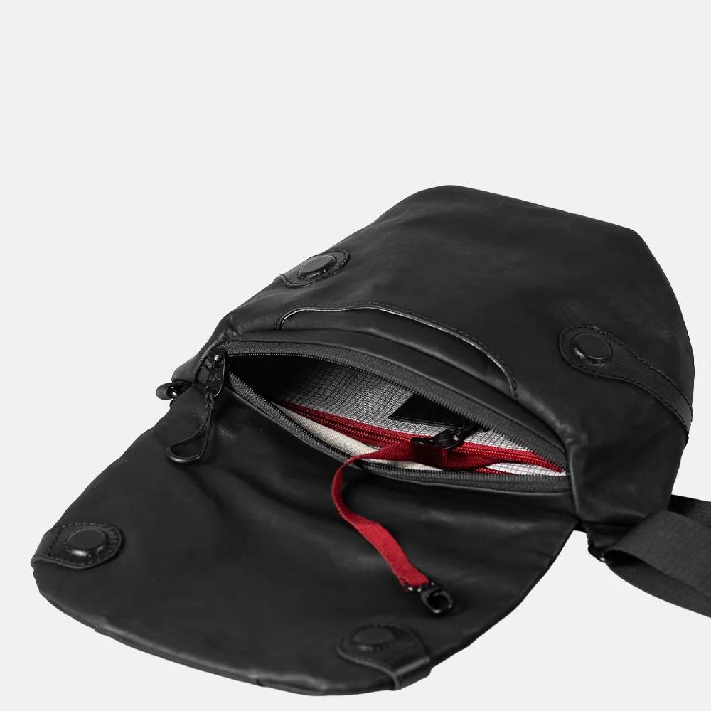 Aunts and Uncles Kazo crossbody tas black bij Duifhuizen