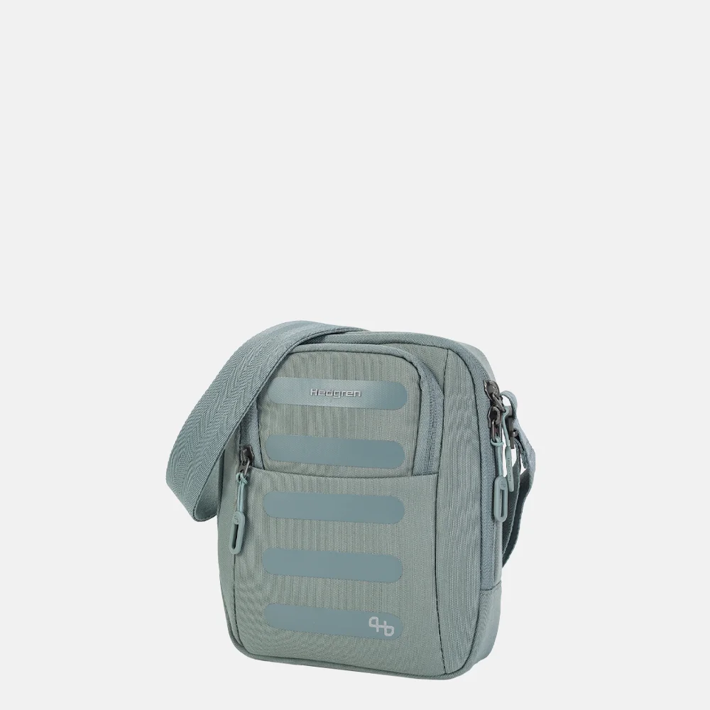 Hedgren Comby crossbody tas grey-green bij Duifhuizen