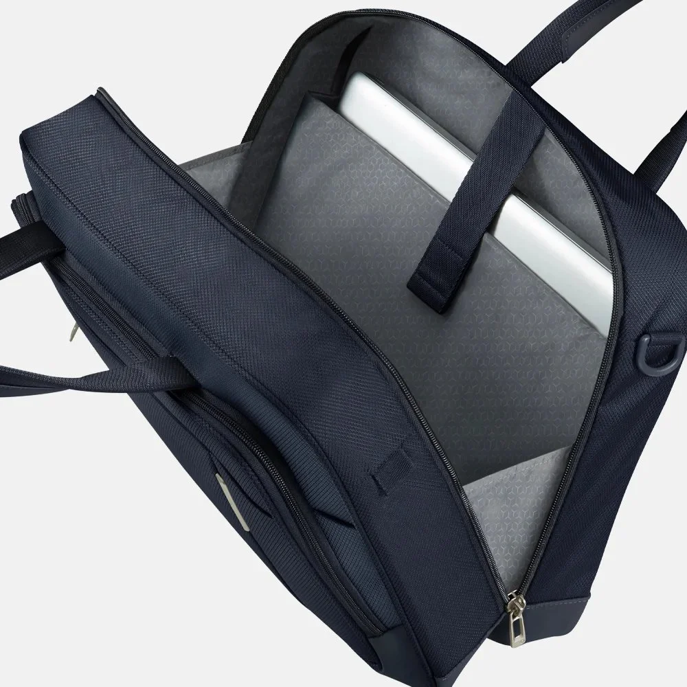 Samsonite Respark laptoptas 15 inch midnight blue bij Duifhuizen