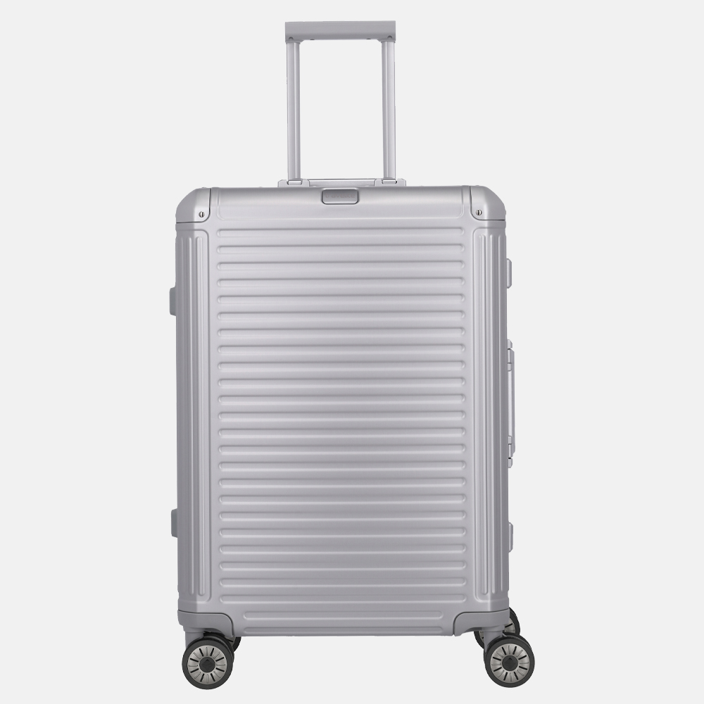 Travelite Next koffer 67 cm silver bij Duifhuizen