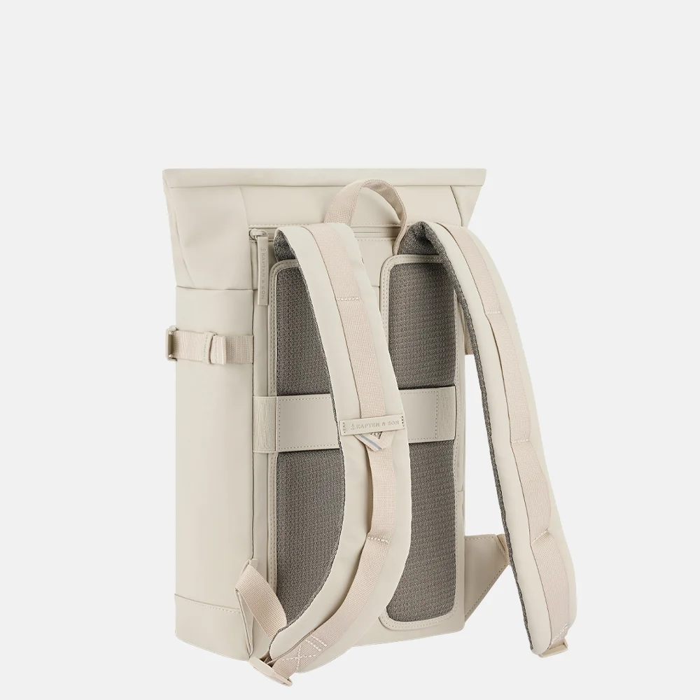 Kapten & Son HELSINKI 2.0 laptoprugzak sandstone bij Duifhuizen