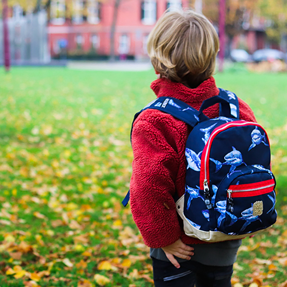Pick & Pack Shark kinderrugzak S navy bij Duifhuizen