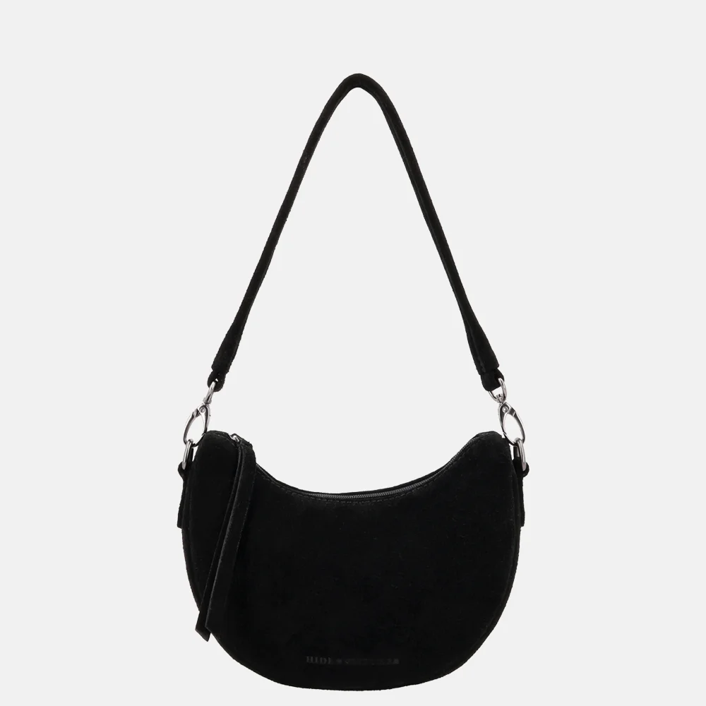 Hide & Stitches Brazos crossbody tas S zwart