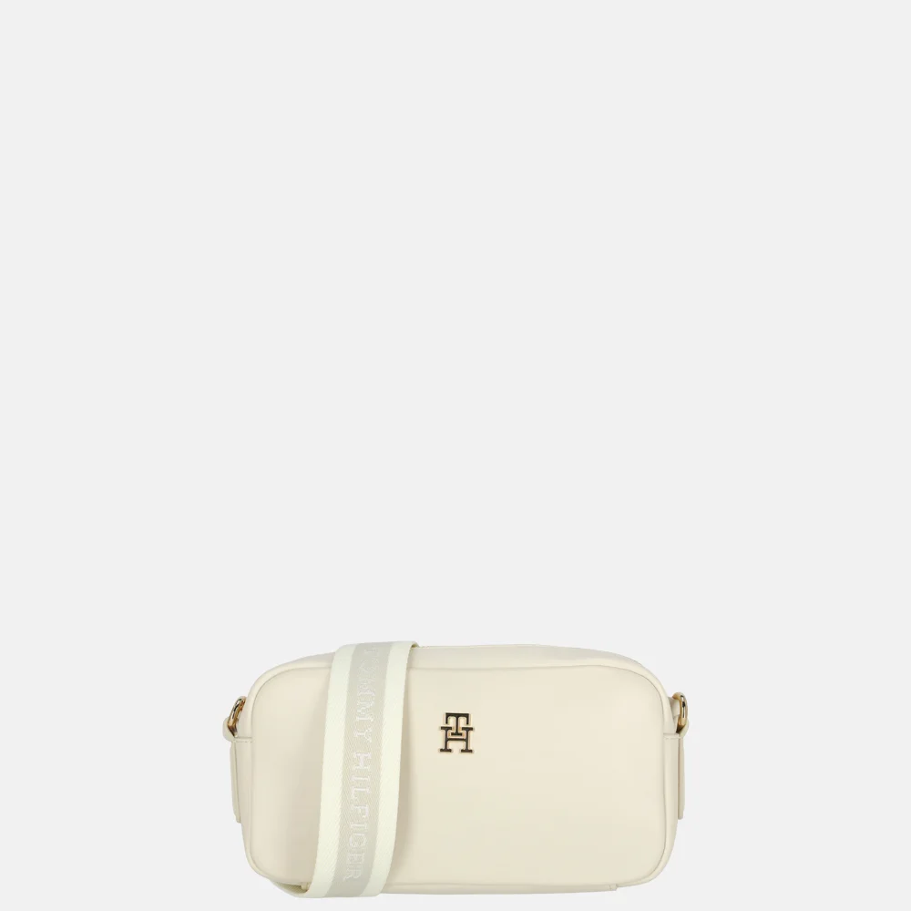 Tommy Hilfiger Essentiel crossbody tas soft cream