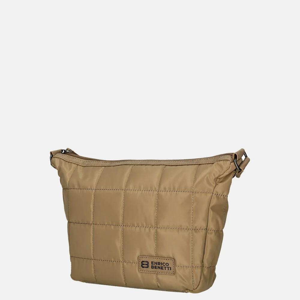 Enrico Benetti Demi crossbody tas taupe bij Duifhuizen