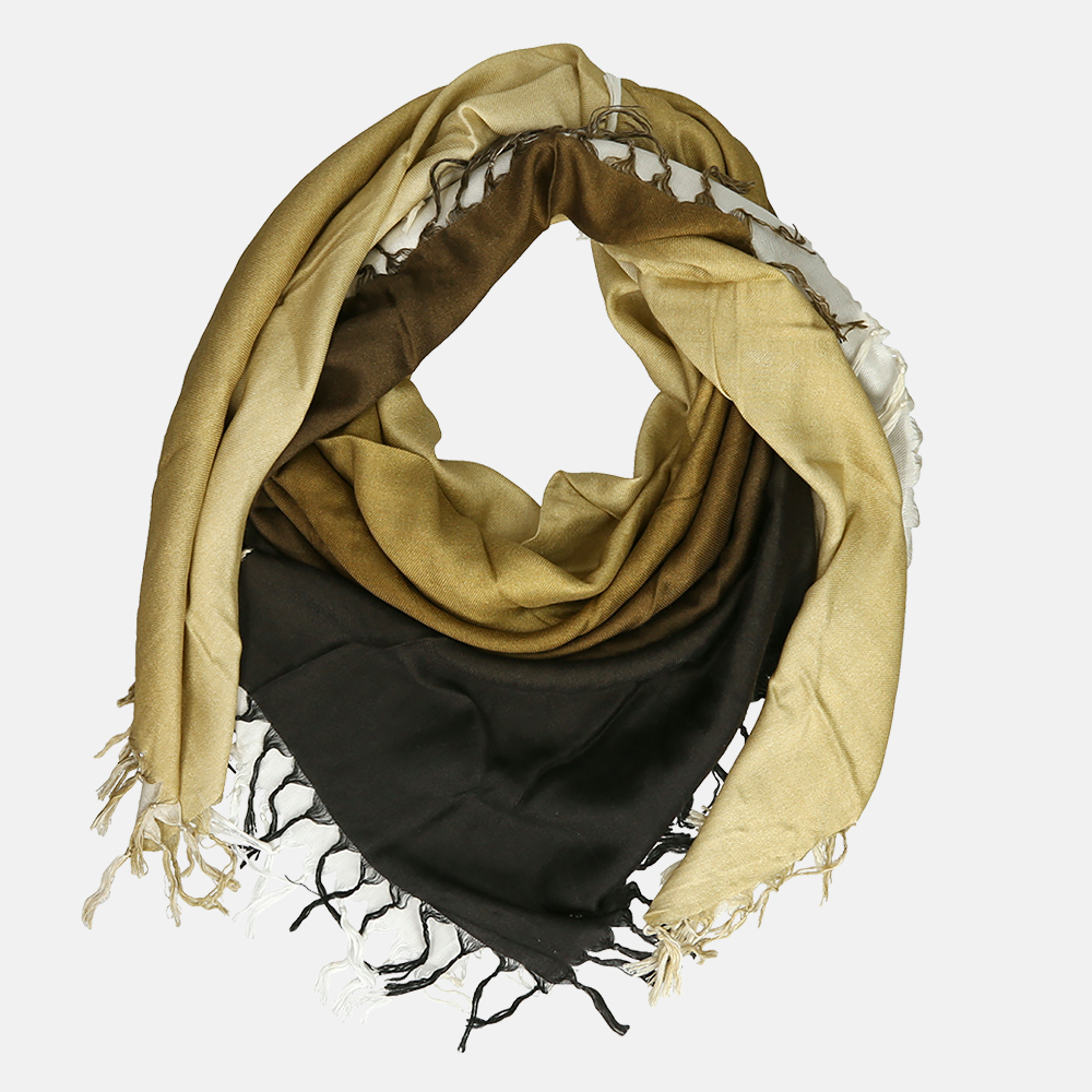 Moment By Moment sjaal brown/camel/off white