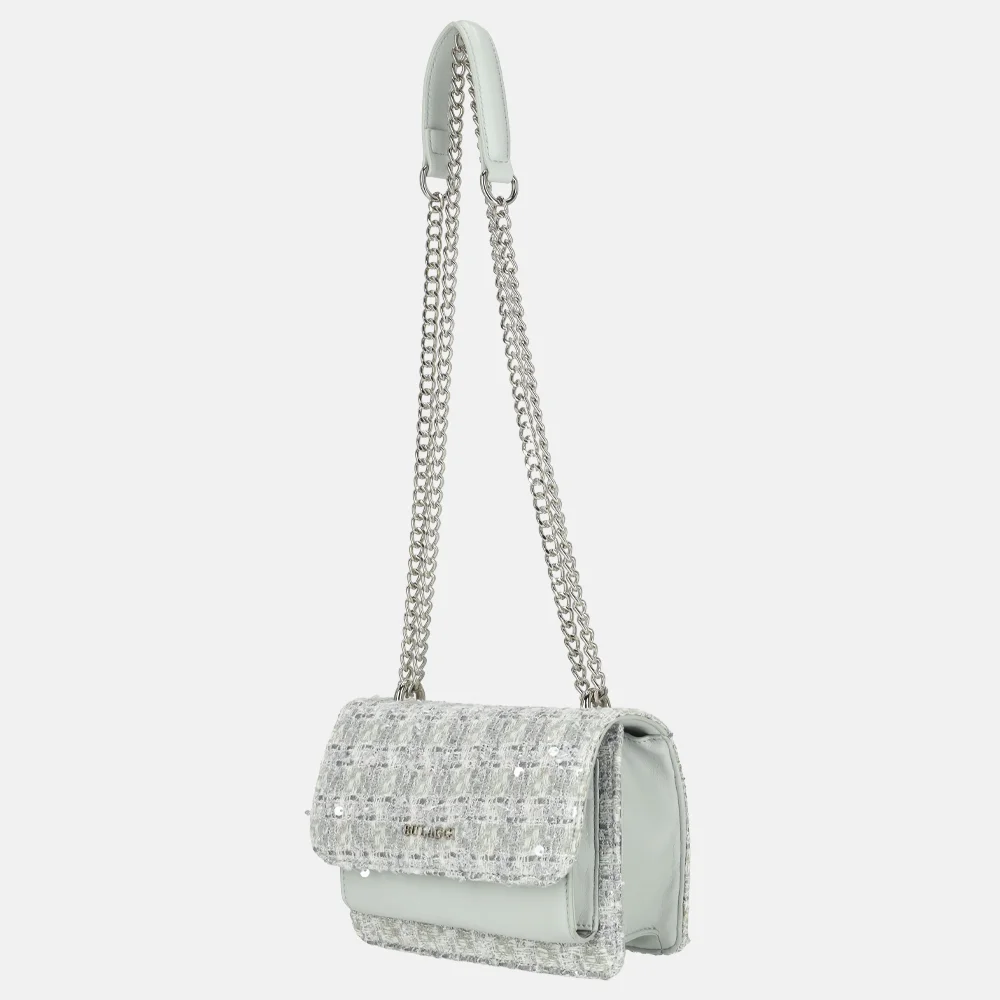 Bulaggi Carly crossover crossbody tas zilver bij Duifhuizen