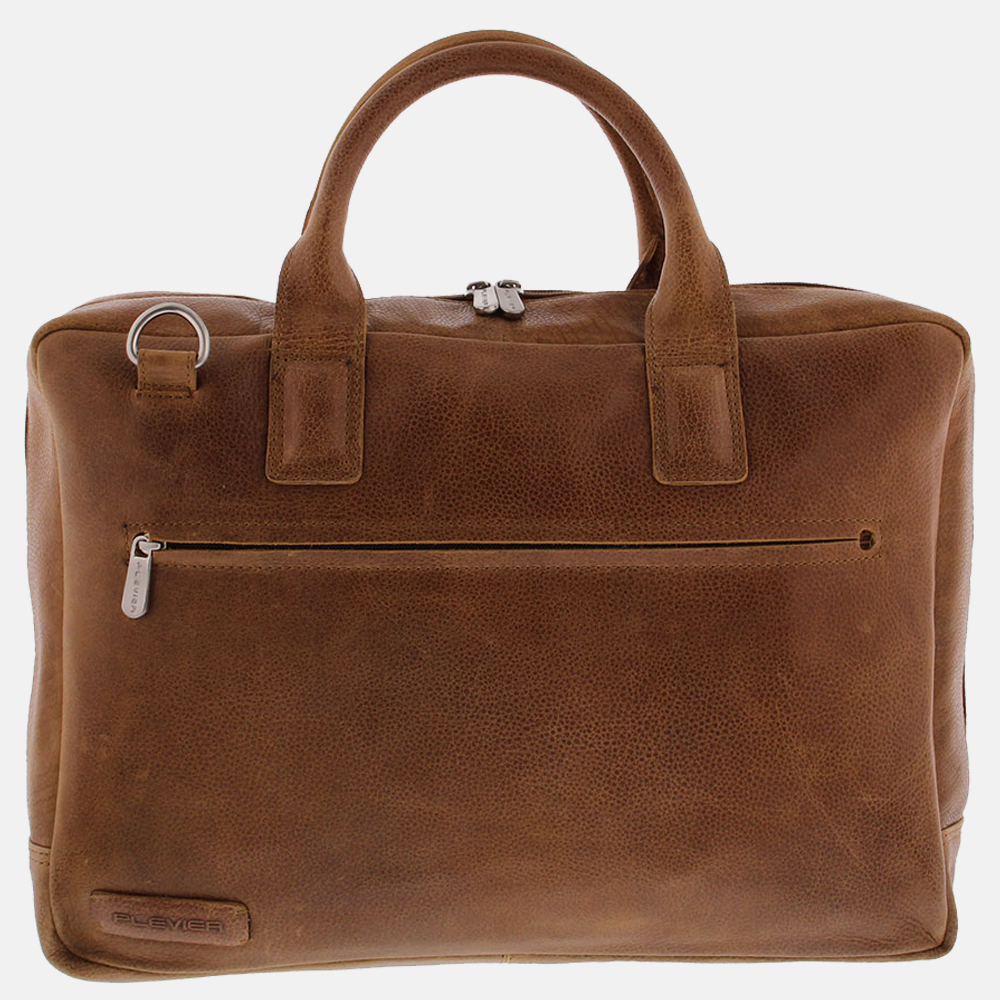 Plevier Surrey laptoptas 17.3 inch cognac 