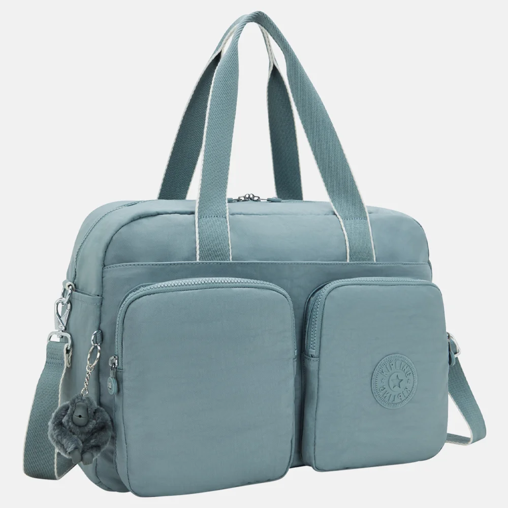 Kipling Defea weekendtas XL  relaxed grey bij Duifhuizen