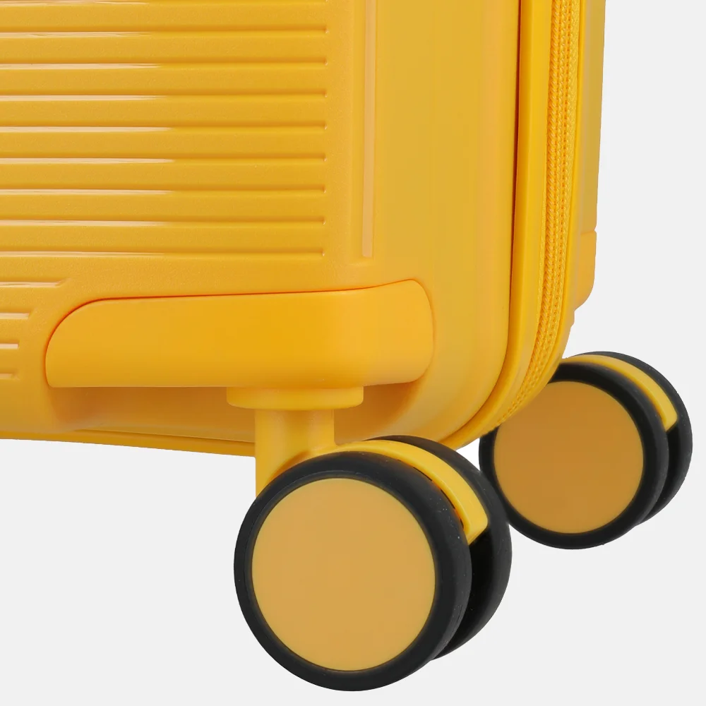Travelite Pacific spinner 55cm yellow bij Duifhuizen