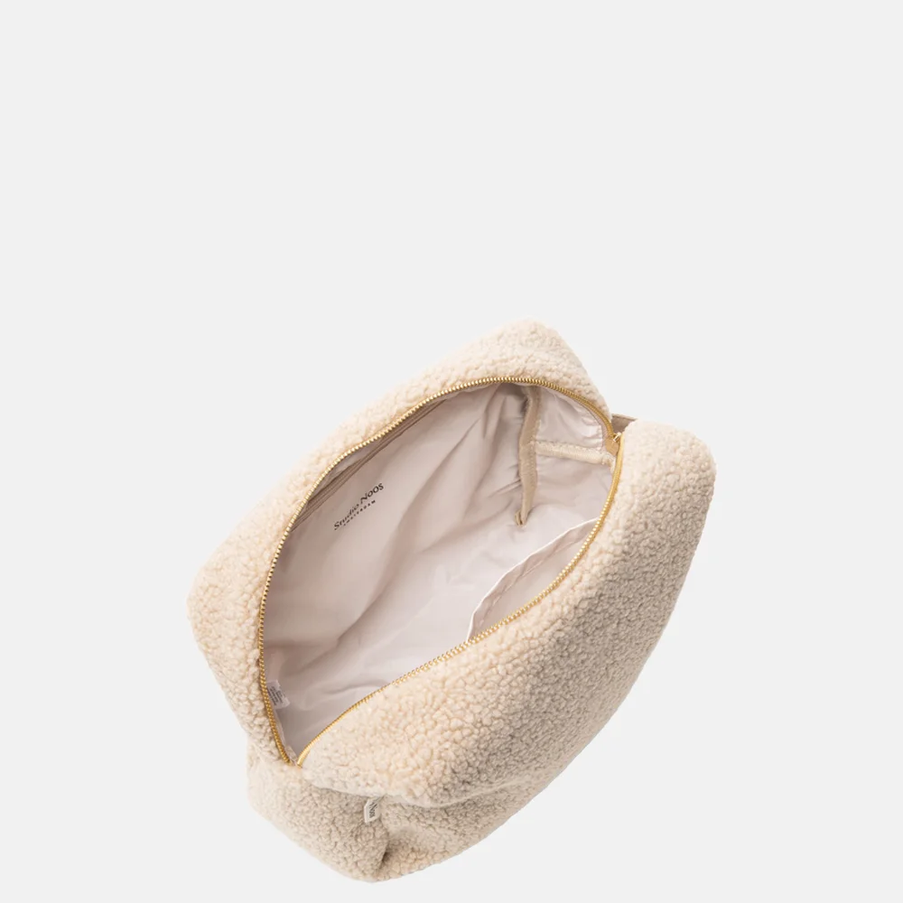 Studio Noos Teddy toilettas L ecru bij Duifhuizen