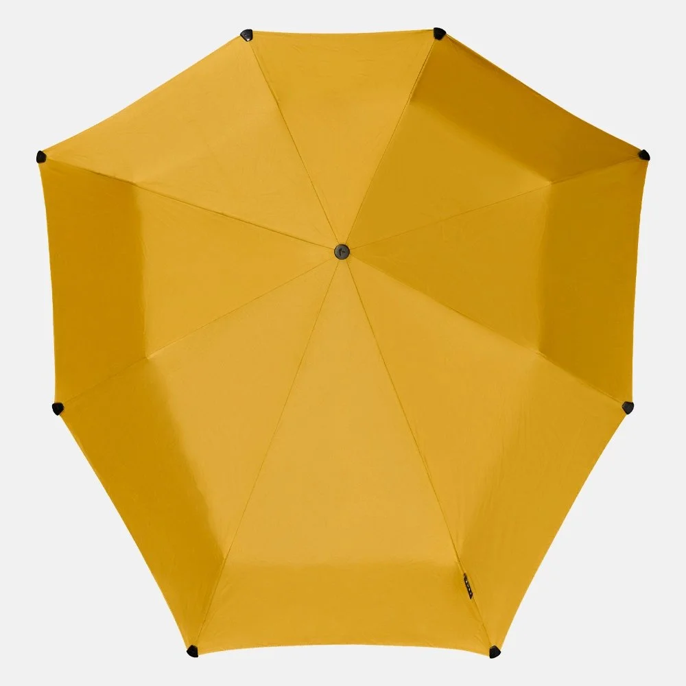 Senz Mini Automatic paraplu daily yellow bij Duifhuizen