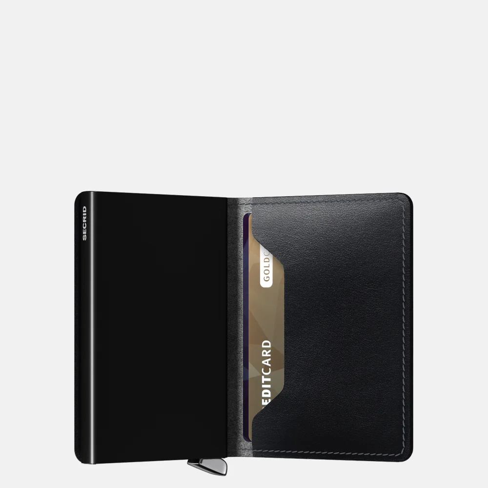 Secrid Slimwallet Inox Dusk pasjeshouder black bij Duifhuizen