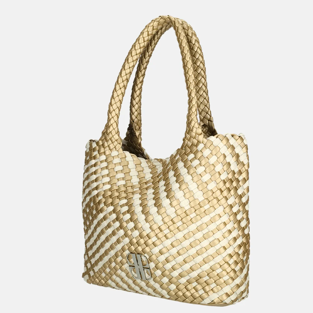 Laurent David shopper gold bij Duifhuizen
