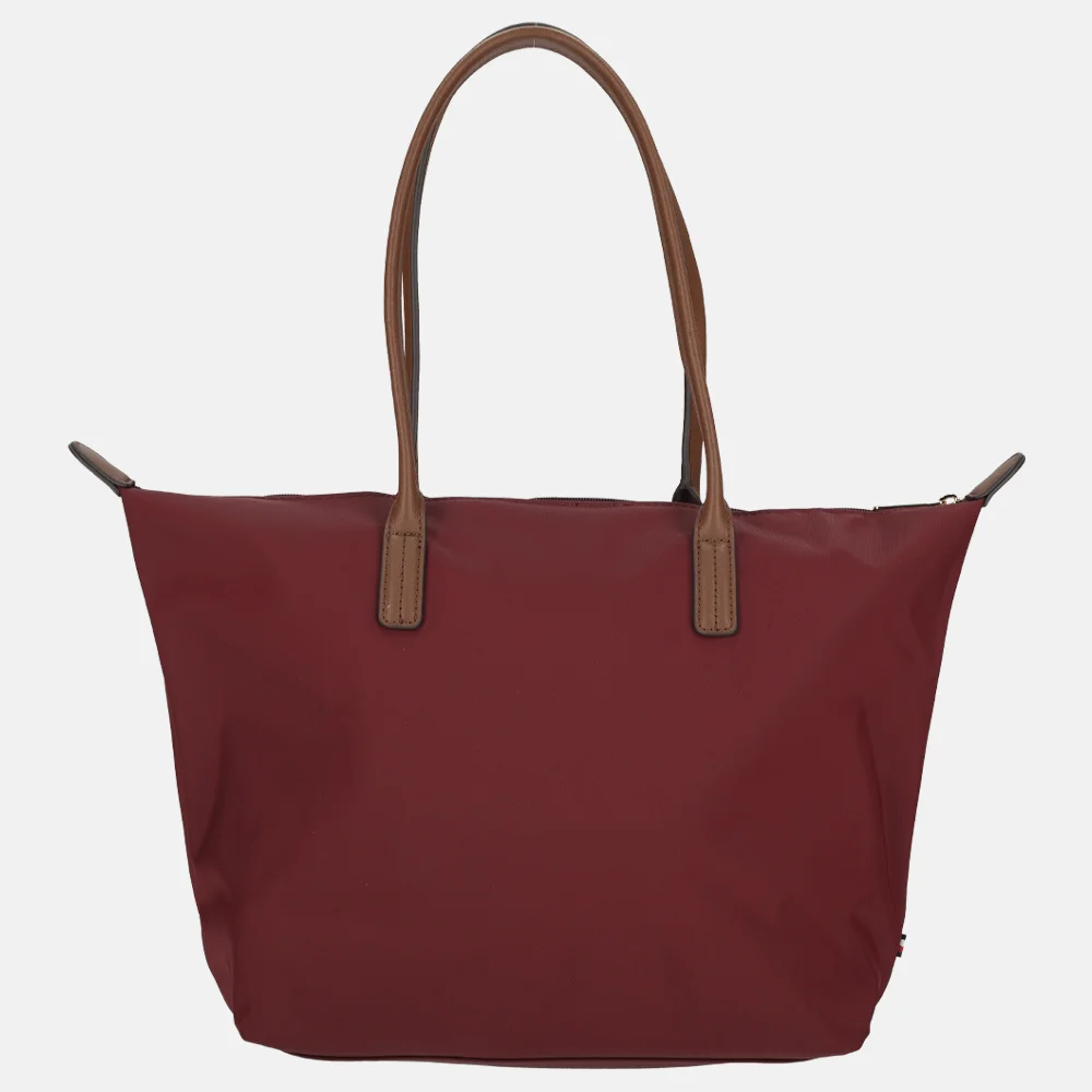 Tommy Hilfiger Popette tote shopper deep rouge bij Duifhuizen