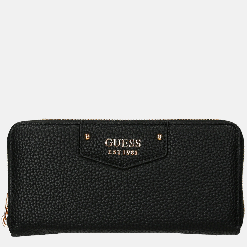 Guess Brenton portemonnee black bij Duifhuizen