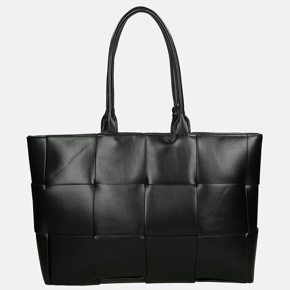 Firenze gevlochten shopper large black bij Duifhuizen