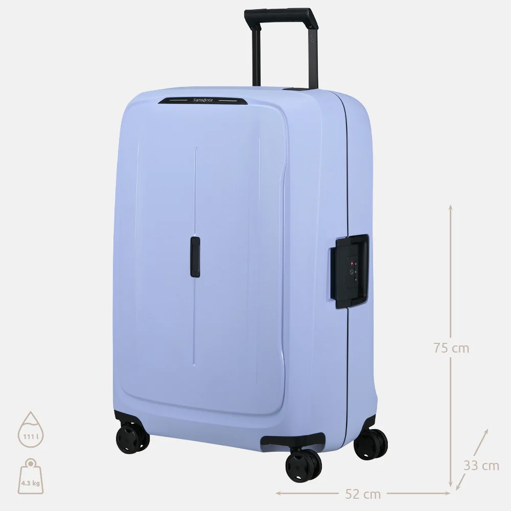 Samsonite Essens koffer 75 cm lavender bij Duifhuizen