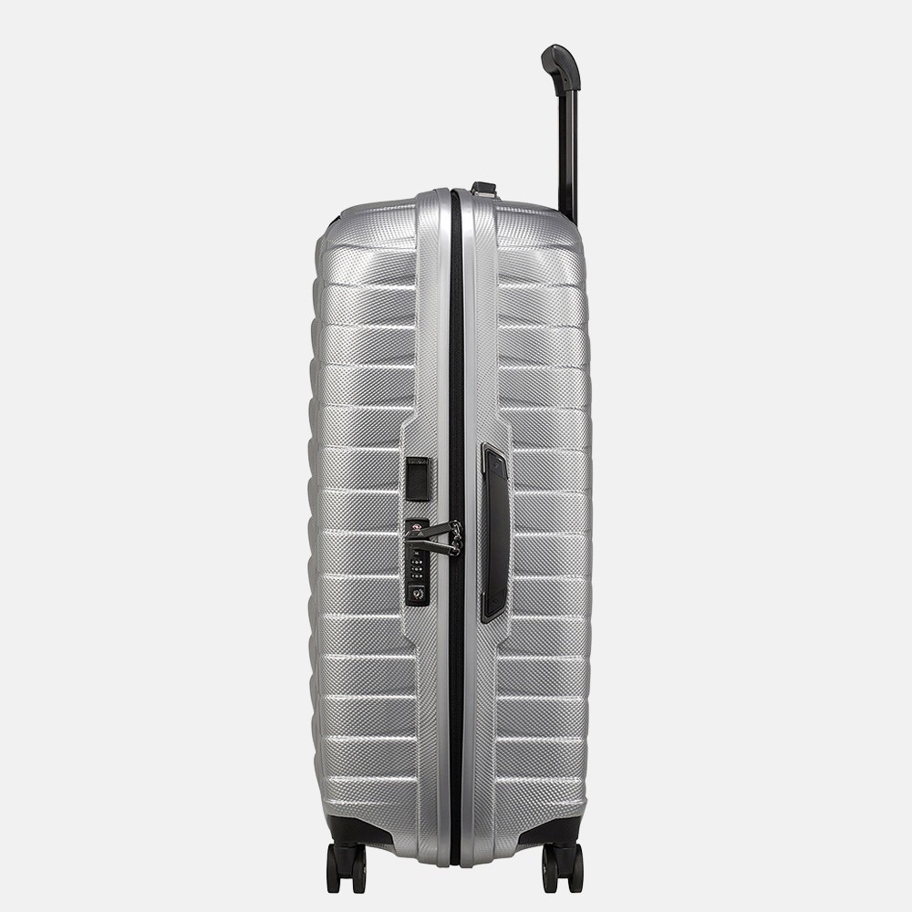 Samsonite Proxis spinner 75 cm silver bij Duifhuizen