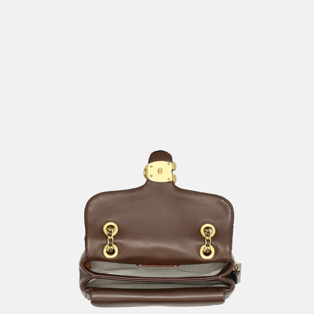 Coach Tabby Quilted crossbody tas 20'  maple  bij Duifhuizen