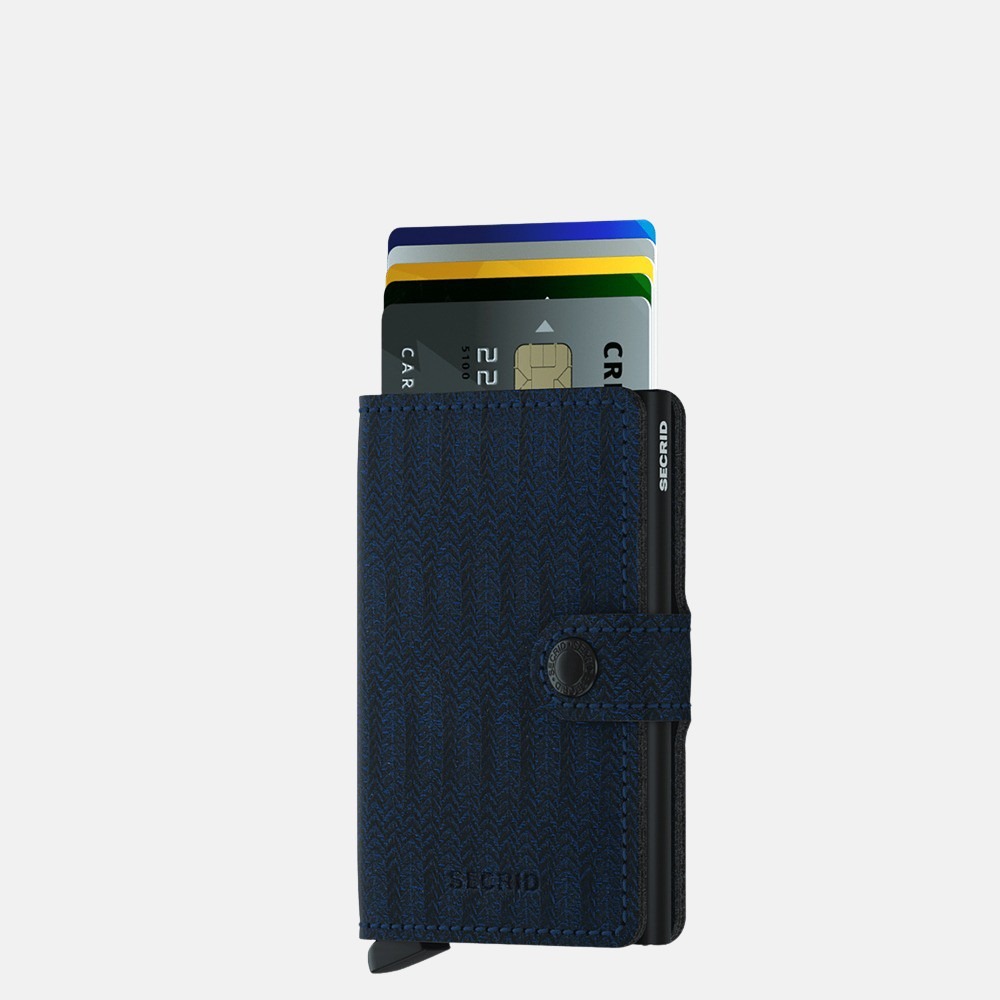 Secrid Miniwallet pasjeshouder dash navy bij Duifhuizen