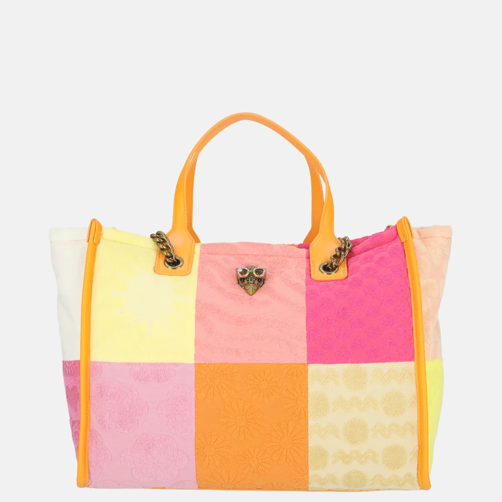 Kurt Geiger Hoxton shopper badstof multi bij Duifhuizen
