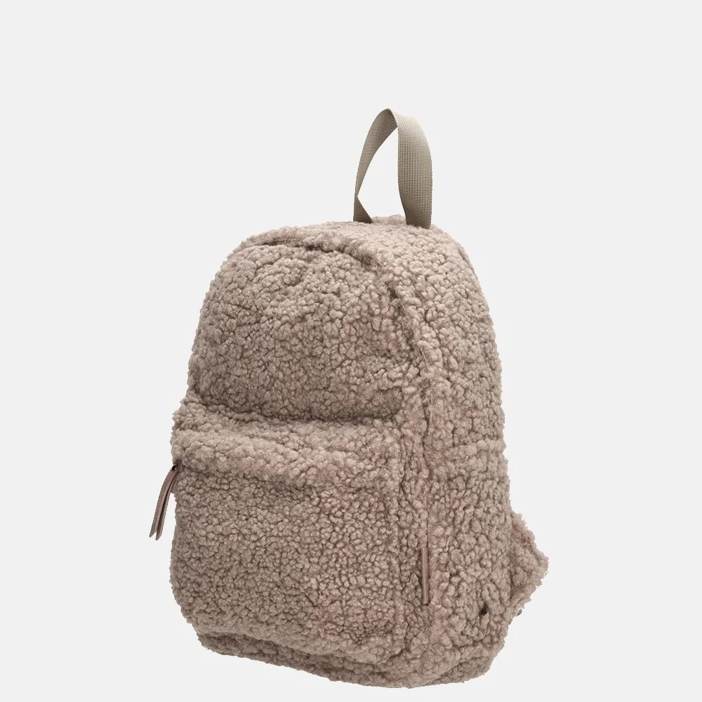 Beagles Navarra teddy kinderrugzak taupe bij Duifhuizen