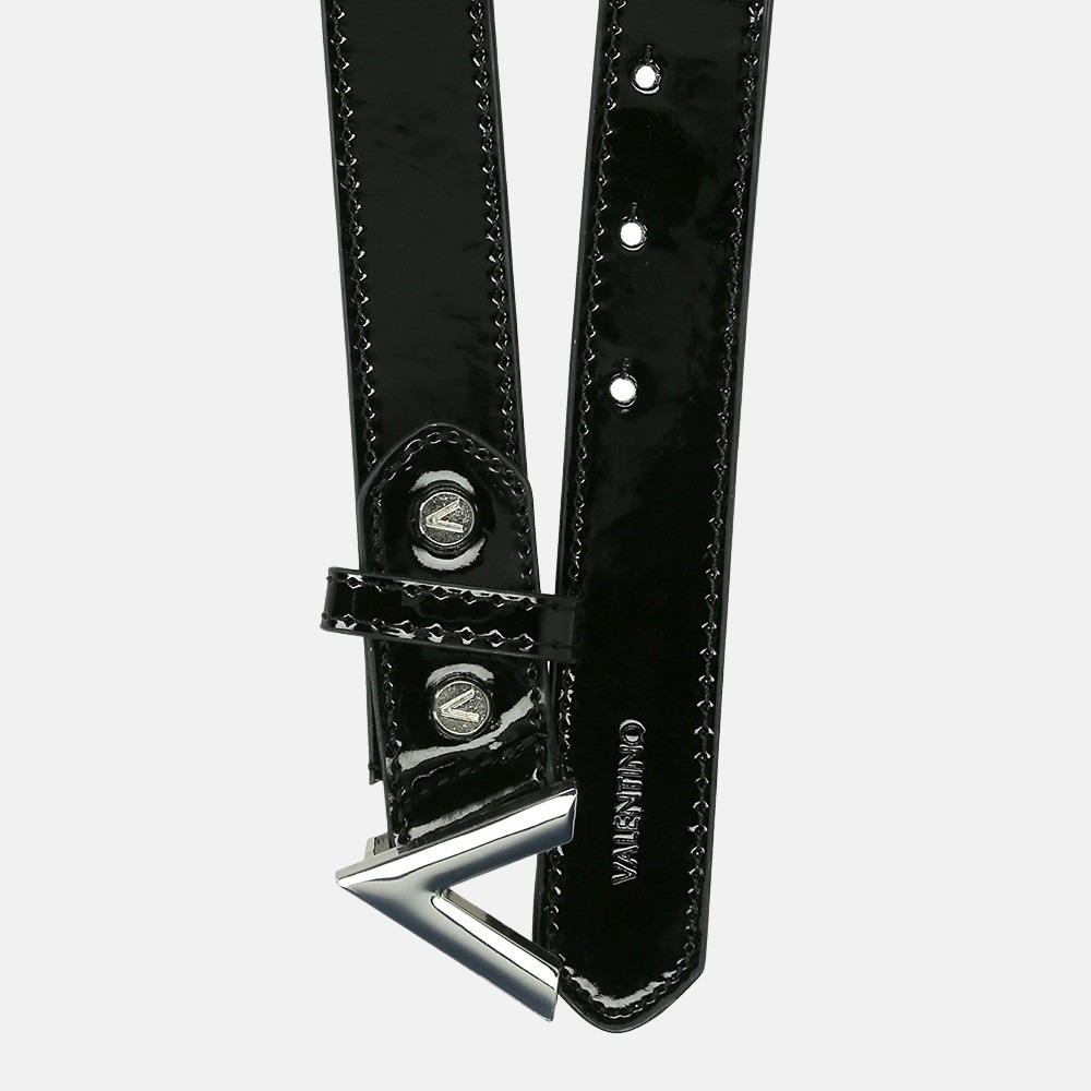 Valentino Bags Divina riem lak nero bij Duifhuizen