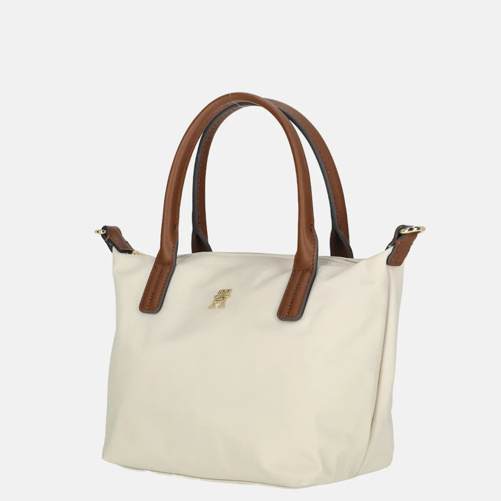 Tommy Hilfiger Popette tote handtas mini soft cream bij Duifhuizen