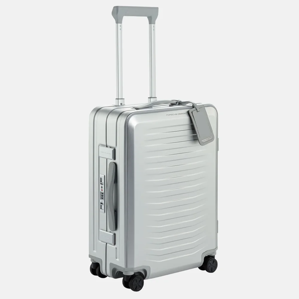 Porsche Design Roadster handbagage koffer 55 cm silver bij Duifhuizen