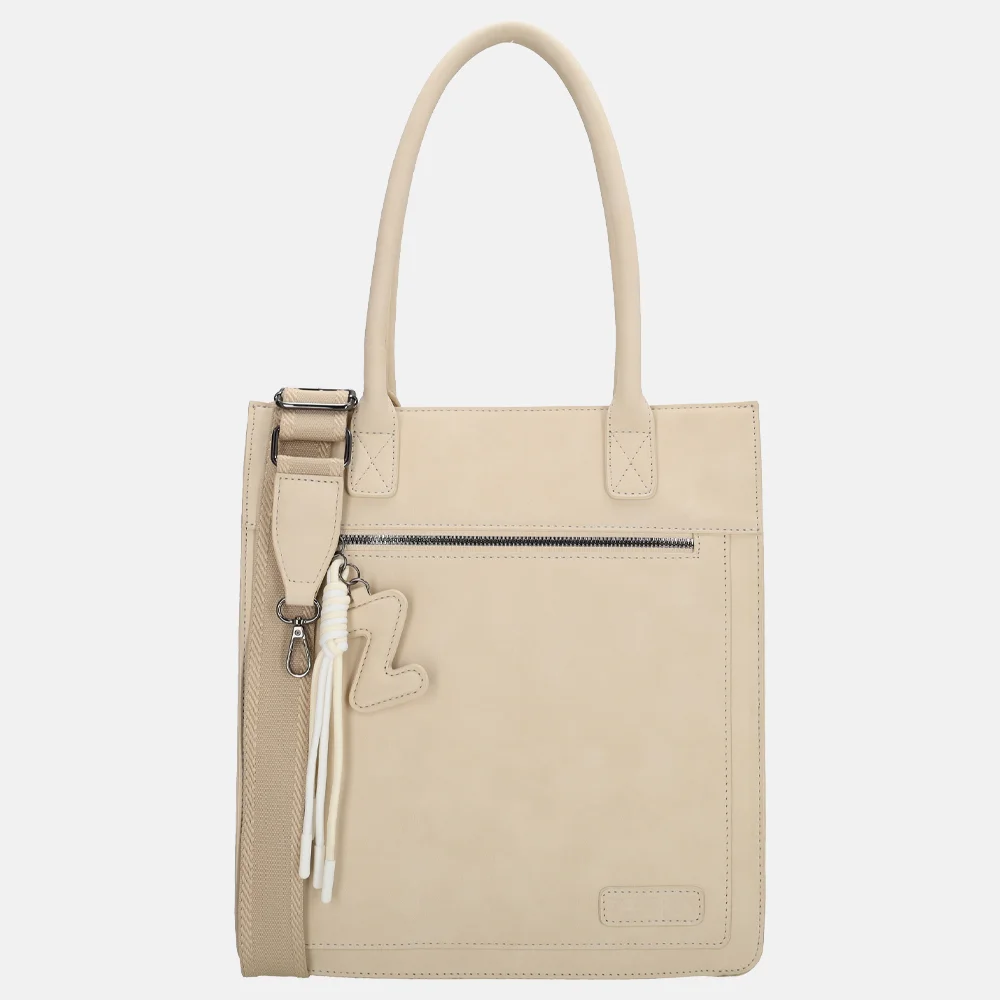 Zebra Trends Rosalyn shopper beige