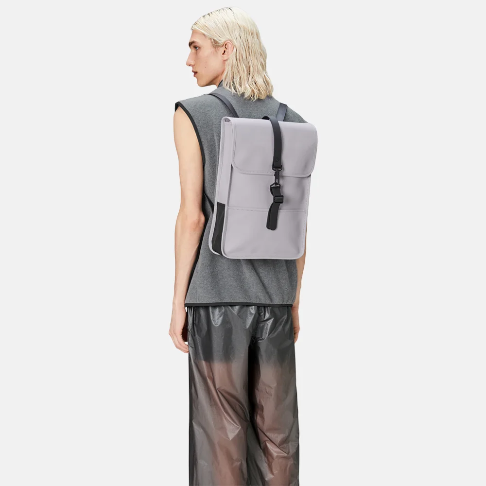 Rains Mini Backpack rugzak 13 inch flint bij Duifhuizen