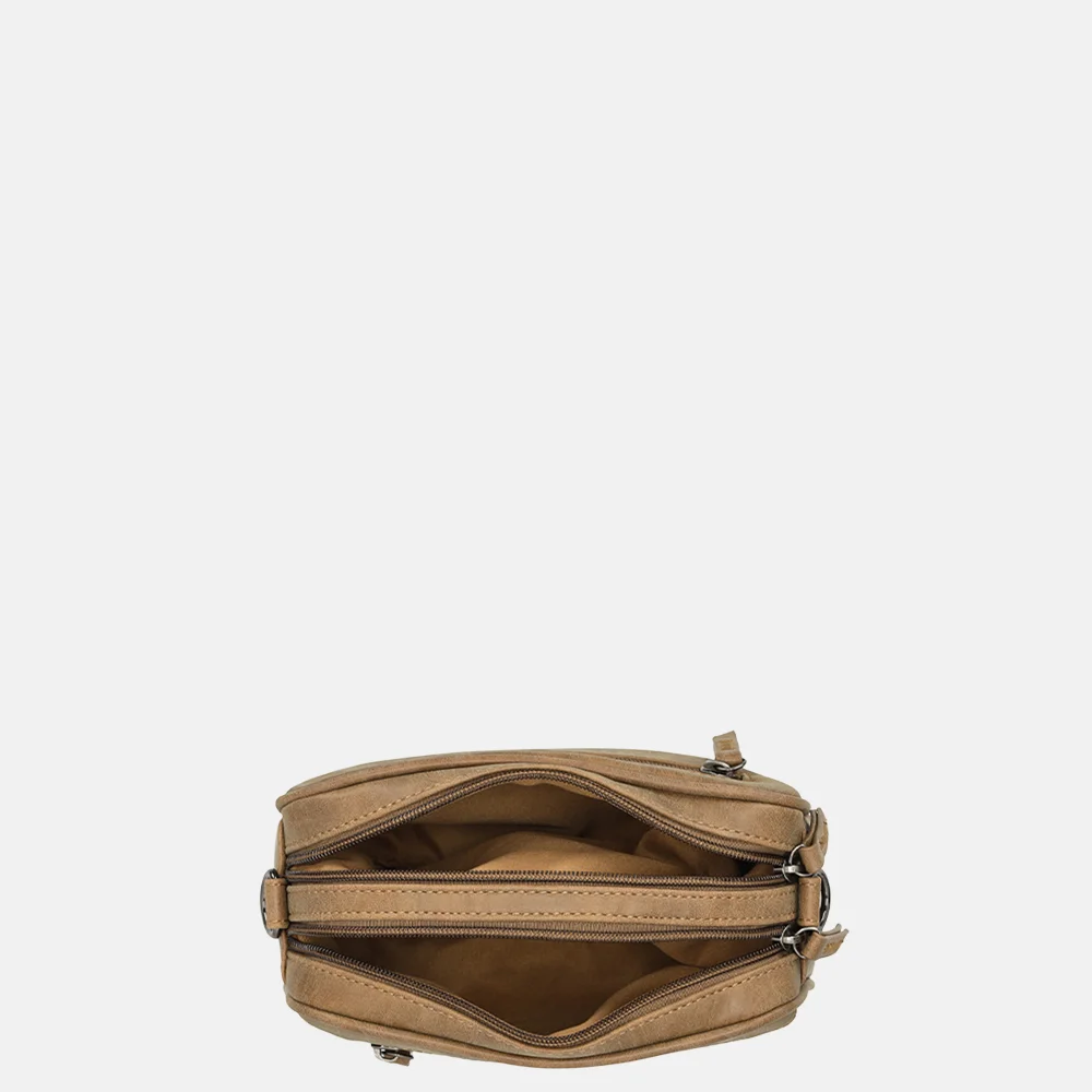 Enrico Benetti Stacey crossbody tas camel bij Duifhuizen