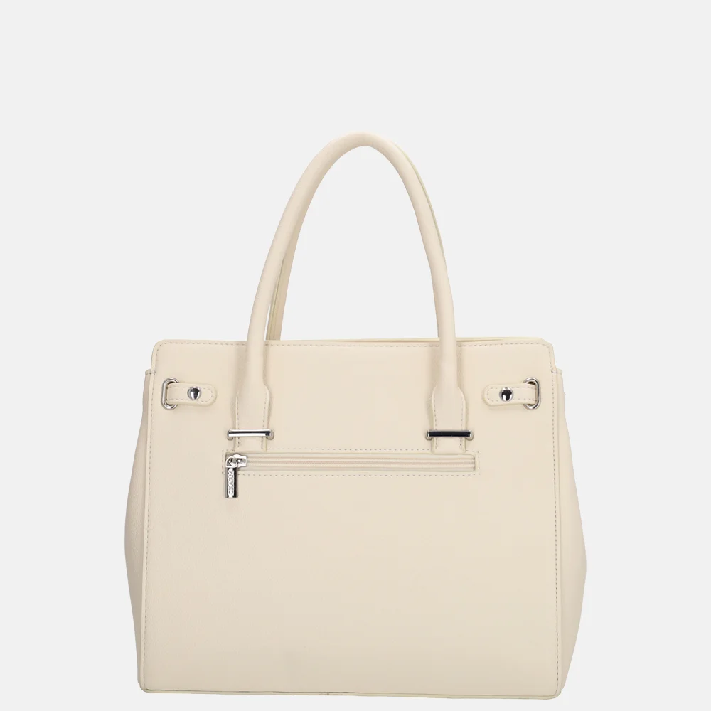 Charm London Soho handtas classic L creme bij Duifhuizen
