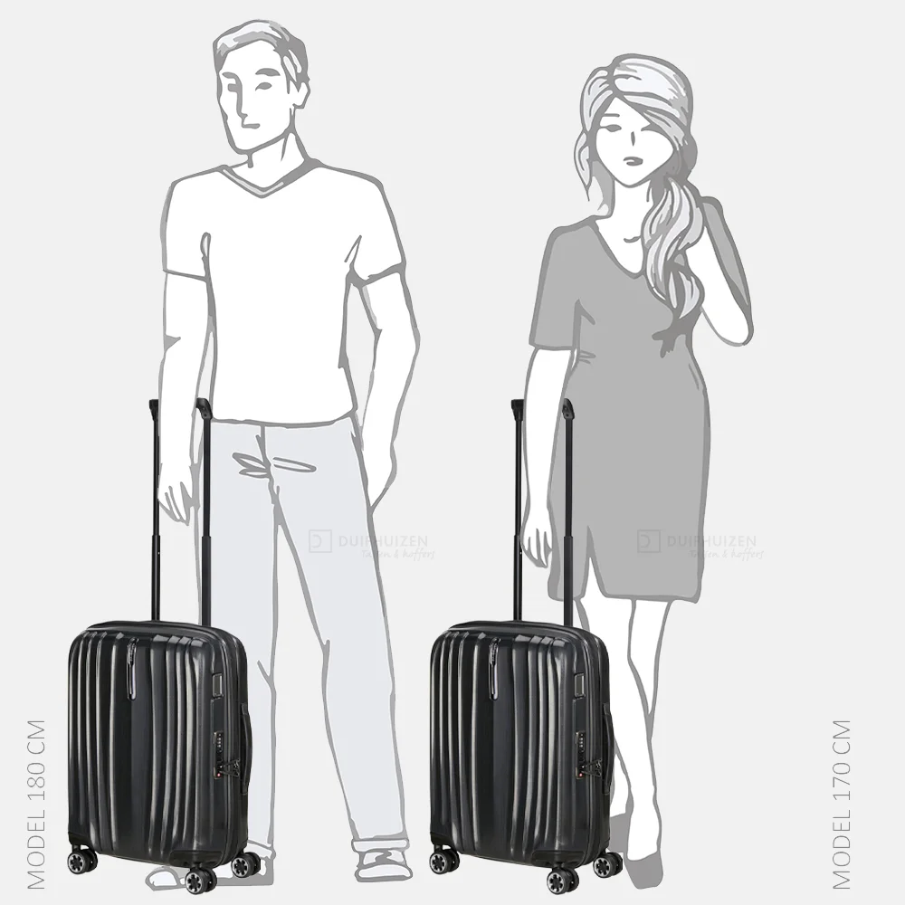 Samsonite Nexis spinner handbagage koffer 55 cm onyx black bij Duifhuizen