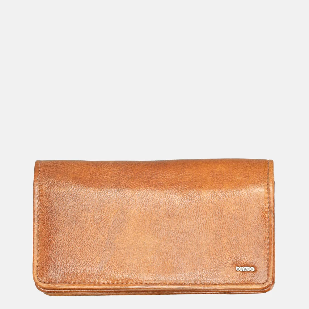 Berba Lucca overslag portemonnee M brandy