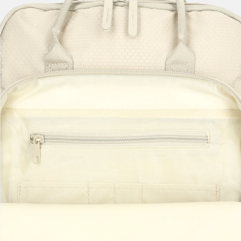 New Rebels Trondheim rugzak 15 inch beige bij Duifhuizen